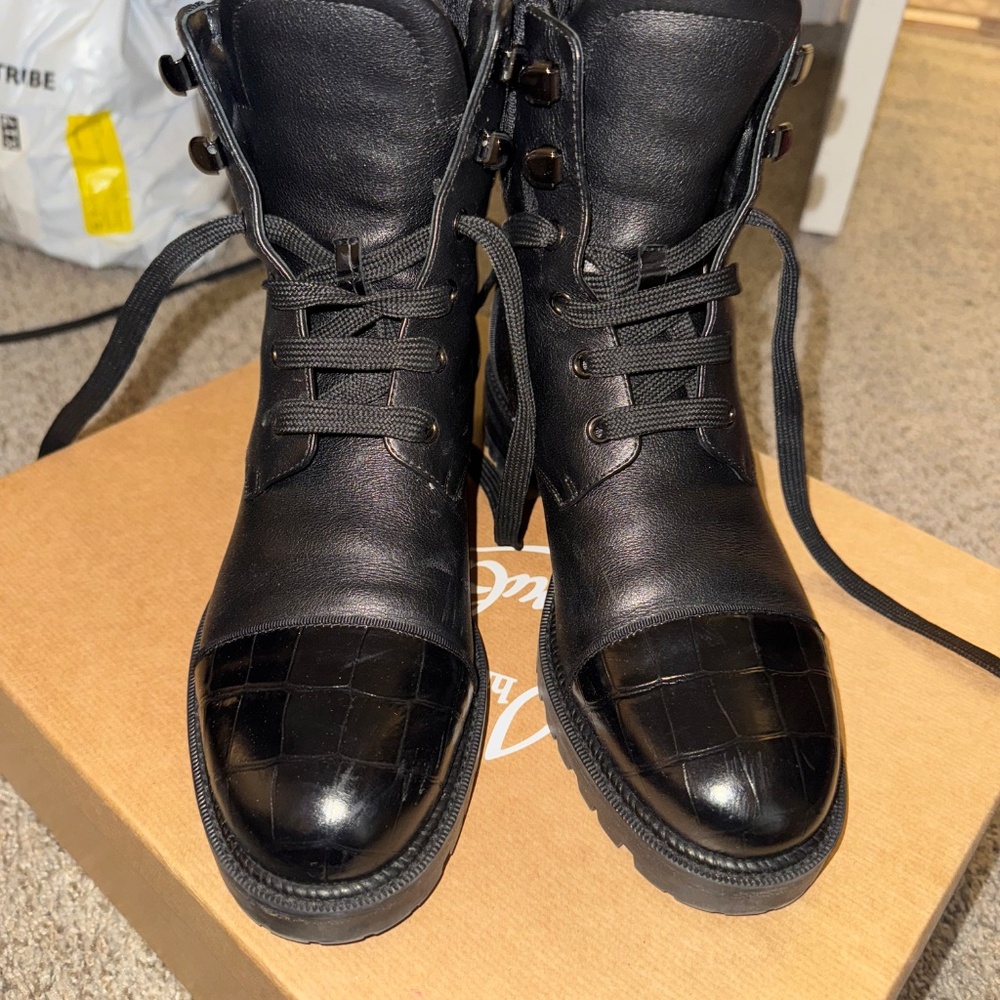 Christian Louboutin Mayr combat boots size 38 - Picture 5 of 11